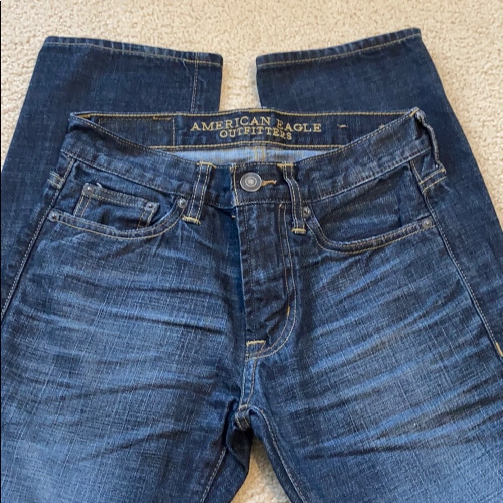 American eagle slim straight jeans 26/28